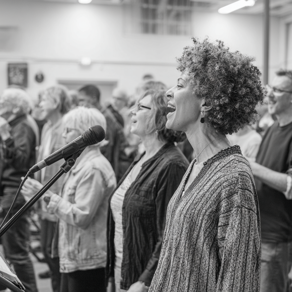 SGV voices in a church